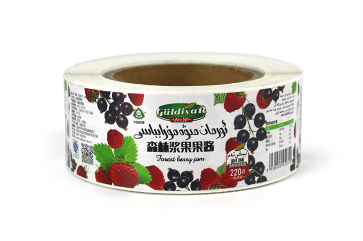 食品不干膠定制—果醬標簽印刷