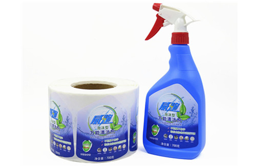 日用品標簽定制-清洗劑不干膠印刷